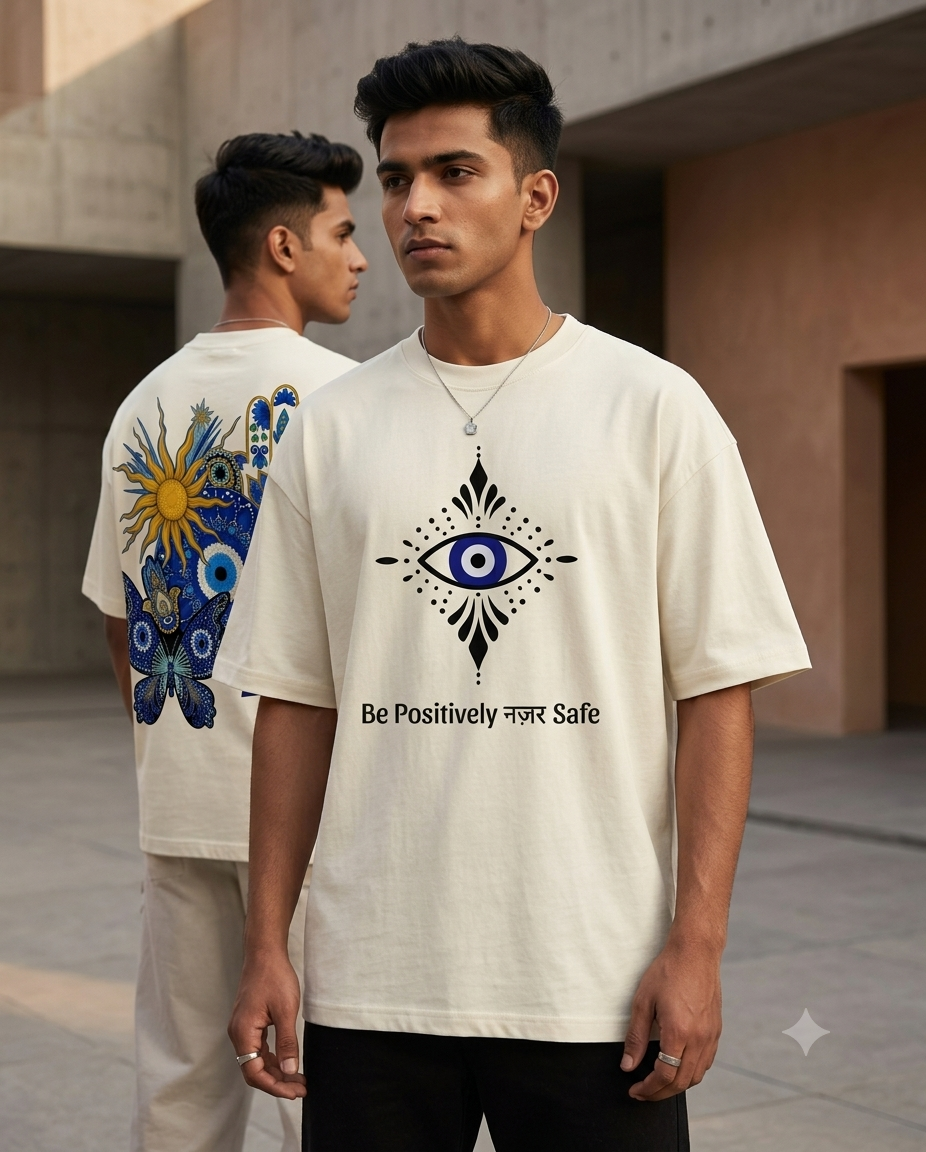 YUGA NAZAR BATTU Oversized T-Shirt