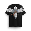 Garuda Winged Graphic Drop-Shoulder T-Shirt