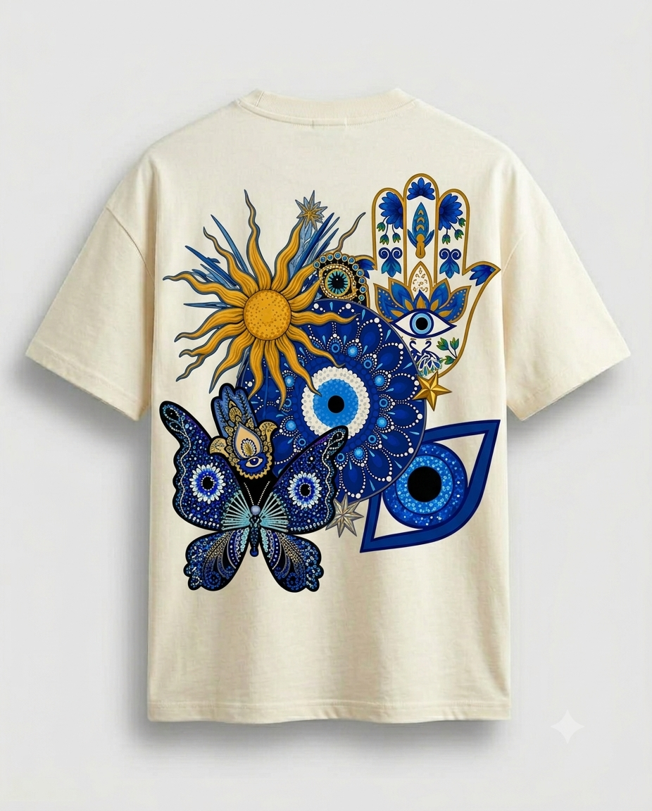 YUGA NAZAR BATTU Oversized T-Shirt
