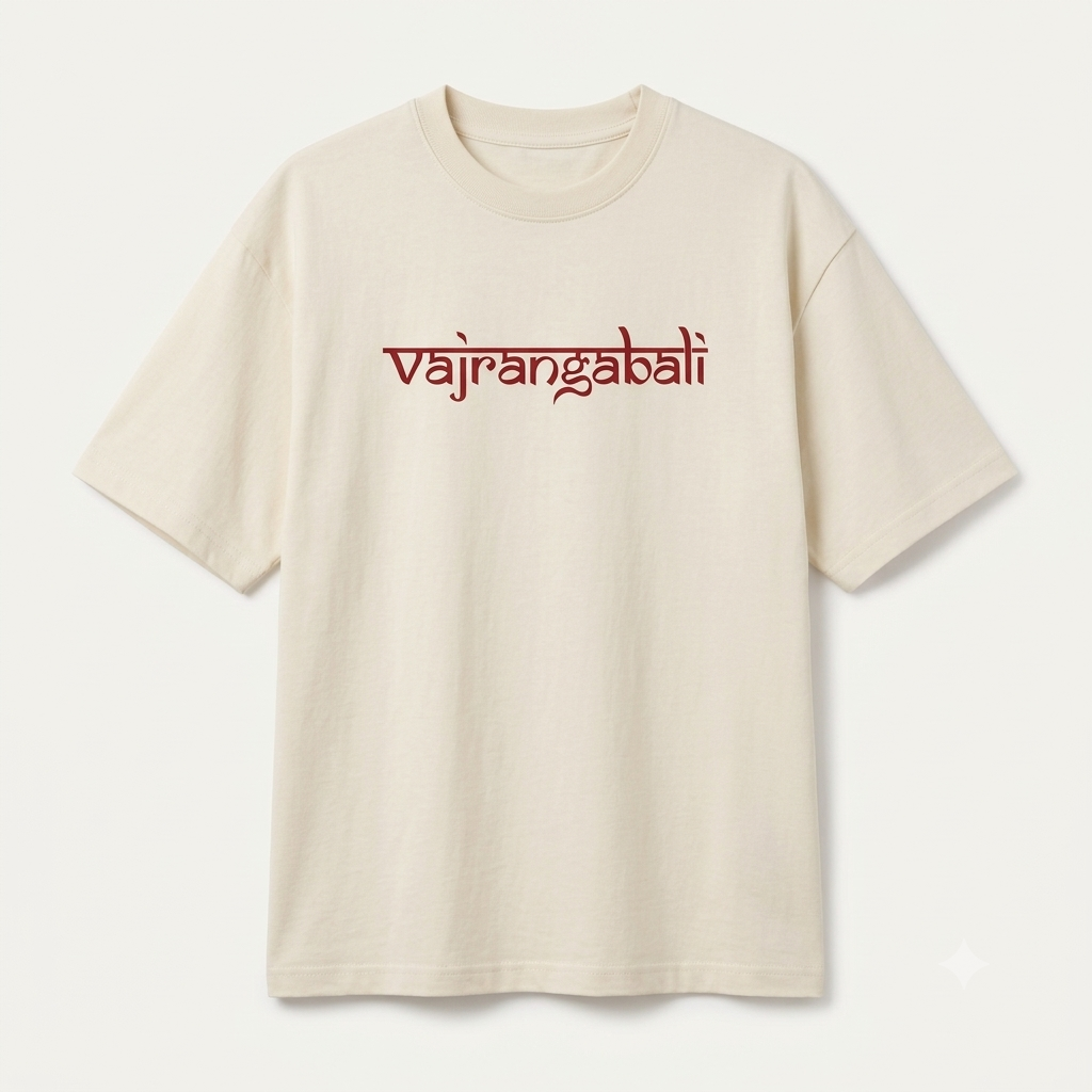 YUGA VAJRANGABALI Oversized T-Shirt — Black